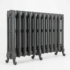 Edwardian Aluminium 4 Column Radiator, 750mm high, in Anthracite 7016