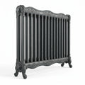 Rococo Aluminium 3 Column Radiator, 770mm high, in Anthracite 7016