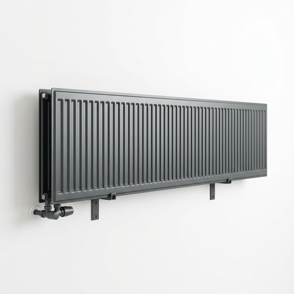 Arroll Steel 2 Column Horizontal Radiator – 300mm in Anthracite 7016
