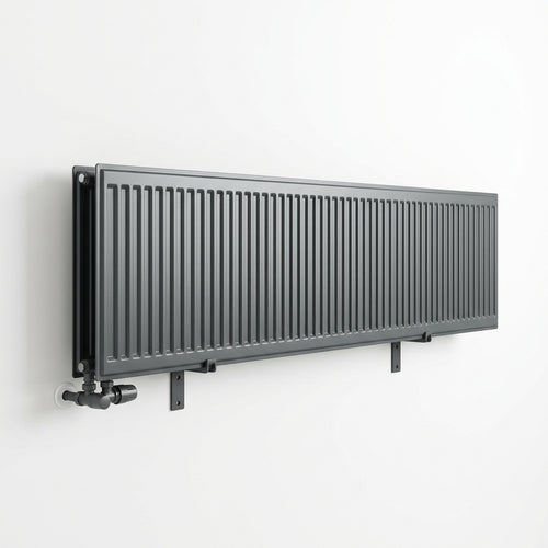 Arroll Steel 2 Column Horizontal Radiator – 300mm in Anthracite 7016