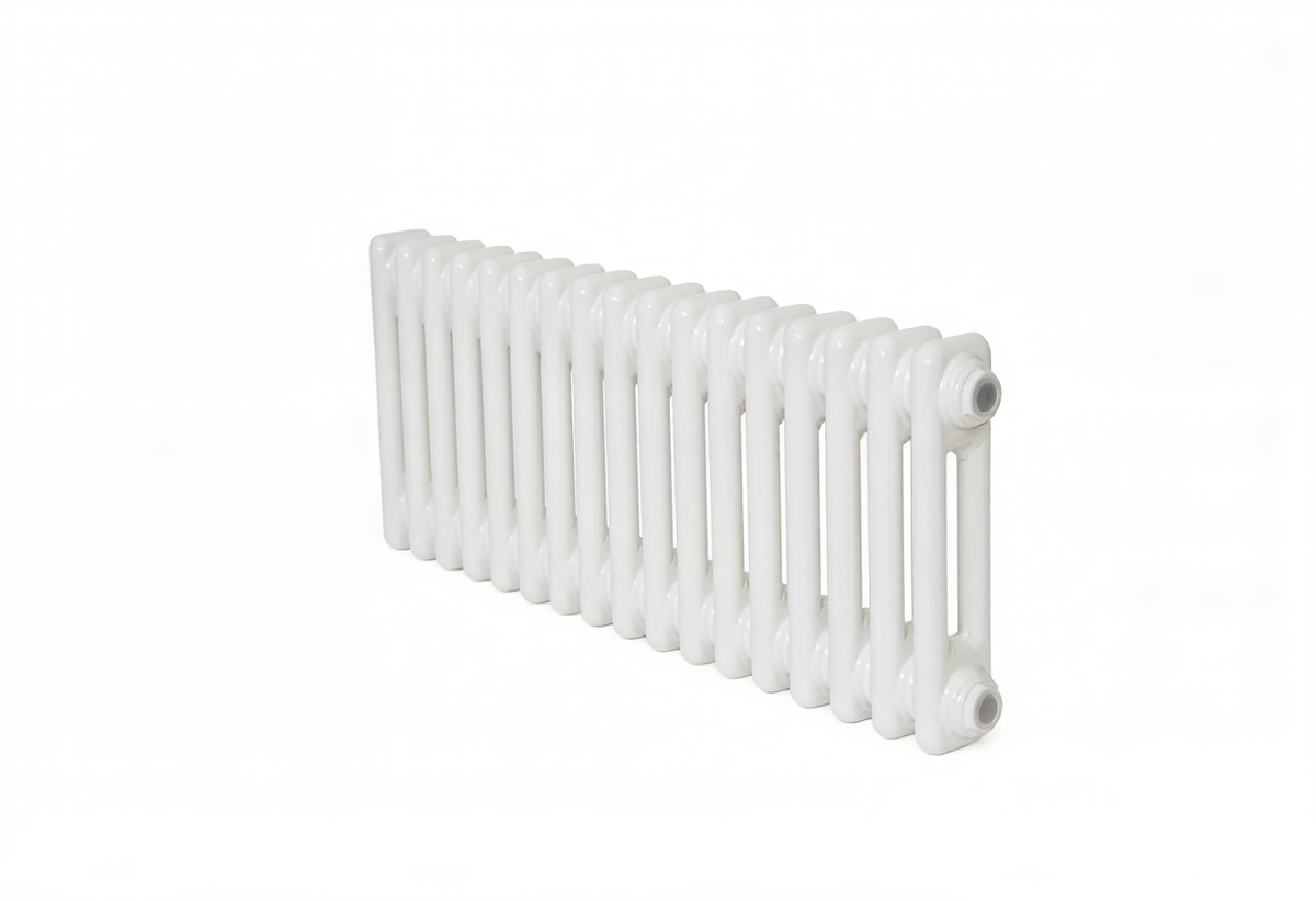 Arroll Steel 2 Column Horizontal Radiator – 300mm in White RAL 9010