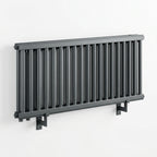 Arroll Steel 2 Column Horizontal Radiator – 600mm in Anthracite 7016