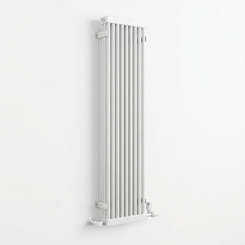 Arroll Steel 2 Column Vertical Radiator – 1800mm in White RAL 9010