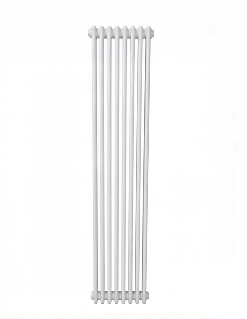 Arroll Steel 2 Column Vertical Radiator – 1800mm in White RAL 9010