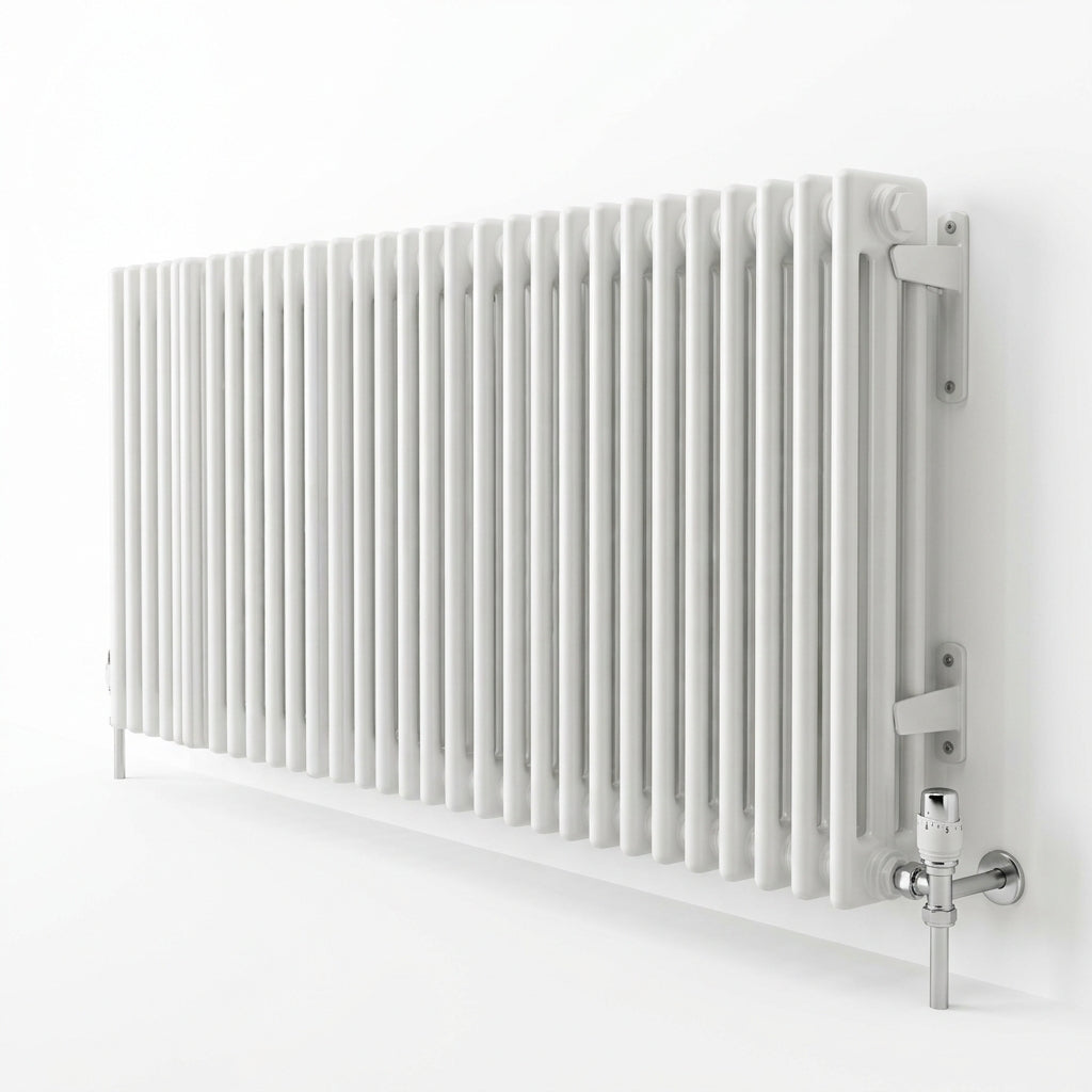 Arroll Steel 3 Column Horizontal Radiator – 300mm in Anthracite 7016