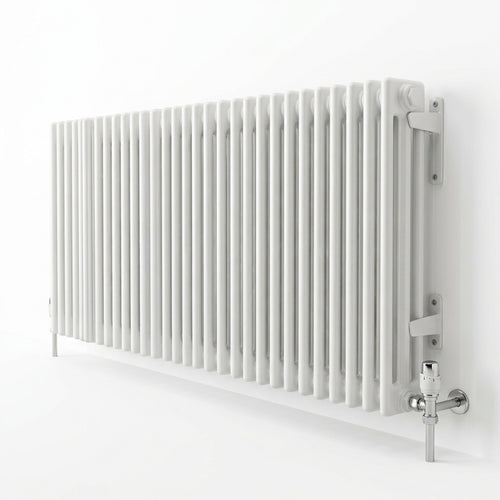 Arroll Steel 3 Column Horizontal Radiator – 300mm in Anthracite 7016