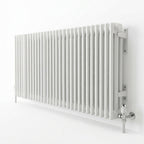 Arroll Steel 3 Column Horizontal Radiator – 600mm in Anthracite 7016