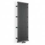 Arroll Steel 3 Column Vertical Radiator – 1800mm in Anthracite 7016