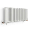 Arroll Steel 4 Column Horizontal Radiator – 600mm in Anthracite 7016