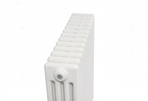 Arroll Steel 4 Column Horizontal Radiator – 600mm in White RAL 9010