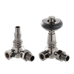 Grace Corner Thermostatic Radiator Valve Set